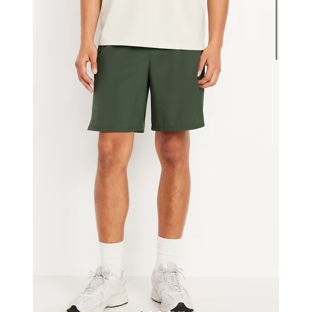 NWT Old Navy Performance‎ Vent Run Shorts Activewear Olive Green Men's XXL